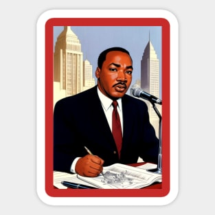 MLK JR 7 Sticker